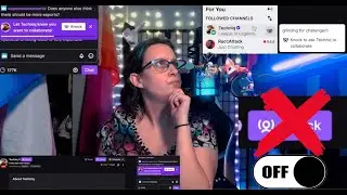 how to turn off the collaboration knock feature on Twitch and my thought about it