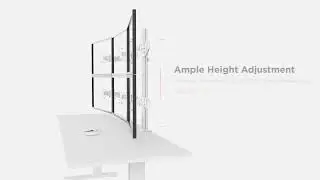 LDT38 Multi Display Aluminum Monitor Arms 6 screens