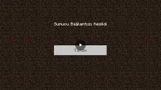 Sunucu bağlantısı kesildi wtf? ( Minecraft sg 1# )