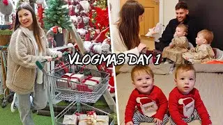 Festive Garden Centre Trip & Buying New Christmas Decorations | Vlogmas Day 1