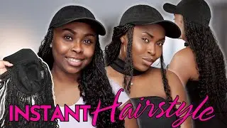 Grab & Go Braids Cap Wig Boho Style | 5 SECONDS & Ready 😱  | ft. YWigs