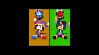@Aphmau POMNI VS POLICE? WHO WILL YOU SAVE?  - FUNNY ANIMATION