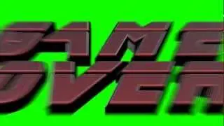 Round 1 Video Game Title - Green Screen Animation