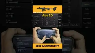 🔥 4X Zero Recoil sensitivity | 4x no Recoil Spray | 4x Zero Recoil Sensitivity with Gyroscope