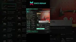 ONCE HUMAN ГАЙД КРАФТ, как создать #oncehumanигра #oncehumangameplay #гайдoncehuman #новинкаММОРПГ