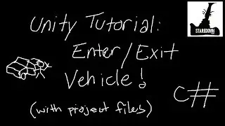 Unity3D Enter/Exit Vehicle Tutorial With Animation!