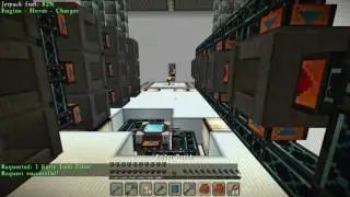 FTB Skyblock - E20 - AE Quartz, storage & controllers