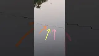 water wave visibility using electric wire shadow