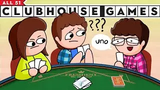 It's like Uno for Old People (President, Sevens) - [#14] ALL 51 CLUBHOUSE GAMES