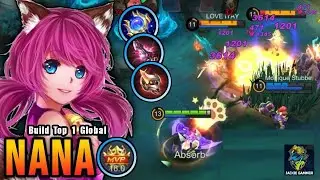 Nana Perfect Gameplay | Nana Crazy Critical Damage | Nana Ultimate Build | MLBB
