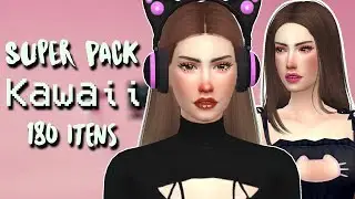 SUPER PACK KAWAII #2 (180 Itens) || The Sims 4