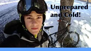 Winter Biking Came Early! I WASN’T READY