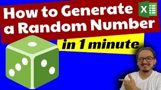 🎲 How to generate a random number in Excel in 1 minute