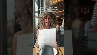 When Your Curls Are Bigger Than The Menu!