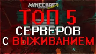 ТОП 5 Серверов с Выживание Майнкрафт 1.16, 1.12, 1.8