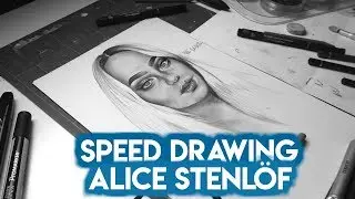 Speed drawing, Alice Stenlöf