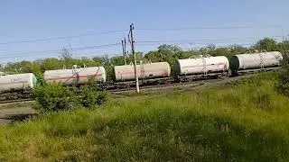 дизель и эп2к поезд
