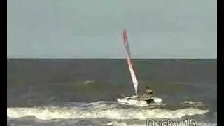 Inflatable sailing catamaran Ducky15