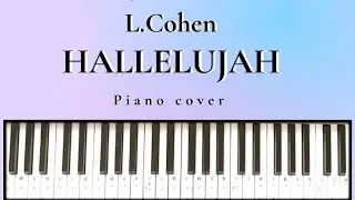 АЛЛИЛУЙЯ на пианино / HALLELUJAH - L.Cohen / Piano cover
