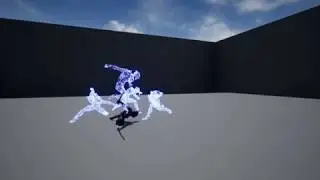 UE4 - Niagara Teleporting Ninja Test
