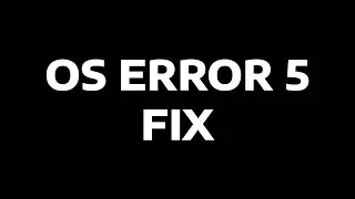 PALIA OS ERROR 5 FIX - TROUBLESHOOTING GUIDE