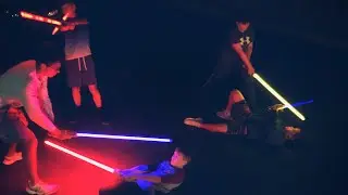 Light Saber Battle (Corona Strikes Back)