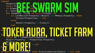 BEE SWARM SIMULATOR | HACK/SCRIPT | TOKEN AURA, TICKET FARM & SNOWFLAKE FARM