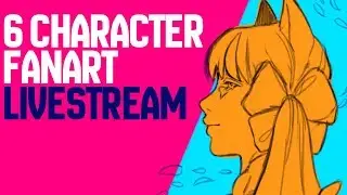 6 character fanart challenge :D