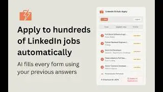 LinkedIn AI Auto Apply Extension Tutorial: Apply to 100s of Jobs on Autopilot (2026 Guide)