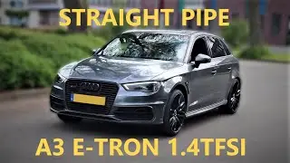 Audi A3 E-TRON STRAIGHT PIPE Exhaust Valve DSG Farts