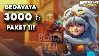 3000 ₺ Free Package TACTIC - WHITEOUT SURVIVAL