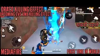 DRACO AK-47 KILLING EFFECT||FREE FIRE GLITCH FILE||#ffglitchfile||Evo gun killing effect|#22