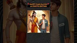 Shree Ram Navmi 🚩 AI Photo Editing 🔥 #ai #ramnavami #photo #editing #short #shorts