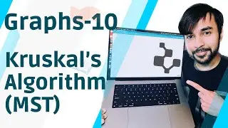 Graph Data Structure | Part 10 | Kruskal's Algorithm | MST Step by Step Demo & Code