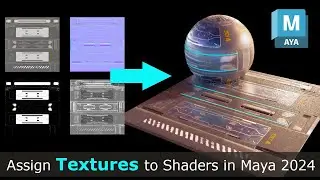 Master Assigning Textures to Shaders in Maya 2024! 🎓🎨 #MayaTutorial #TextureMapping
