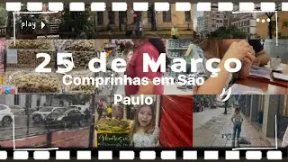 Vlog : Comprinhas na 25 de março, Conhecendo o Mercadão Municipal e a Avenida Paulista