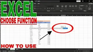 ✅ How To Use CHOOSE Function In Excel 🔴