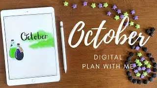 OCTOBER 2021 Bullet Journal Setup | Digital Plan With Me | Goodnotes & Procreate