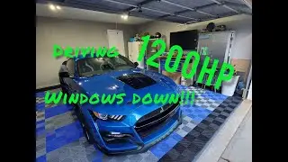 DRIVING MY 1200WHP 2020 GT500 3.8 WHIPPLE BUILD WITH THE WINDOWS DOWN!! @GAPINSGT500 #MUSTANG #GT500