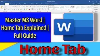 MS Word Home Tab Features Explained | Home Tab | TheGkTech
