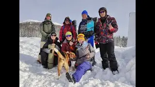 Бэккантри Табуна на Поднебесных Зубьях, 8 марта 2021.