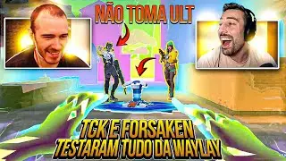 TCK e FORSAKEN testaram TUDO da NOVA AGENTE WAYLAY e FICARAM IMPRESSIONADOS!