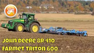 Tillage 2024 | John Deere 8R 410 & Farmet Triton 600 cultivator