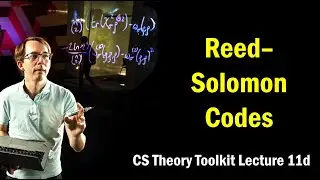 Reed--Solomon Codes || @ CMU || Lecture 11d of CS Theory Toolkit