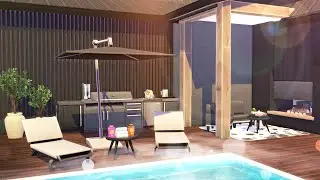 SIMS 4 MODERN FARMHOUSE | NO CC | Sims 4 Stop Motion Build