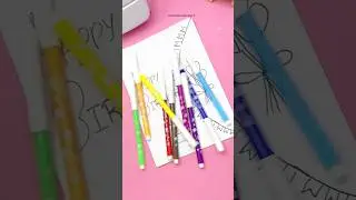 DIY Birthday Card Ideas For Kids | Birthday Crad | Homemade Card Ideas #shorts #viralshorts