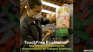 TouchFree EcoStation Moldex - El primer dispensador manos libres de tapones auditivos