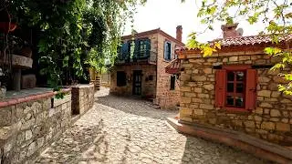 Çanakkale Ayvacık | ADATEPE Köyü Gezisi | 4K | 60fps | Walking Tour | 2023 |