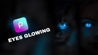 eyes glowing easy photo editing | how to make eye glowing effect mobile |PicsArt )