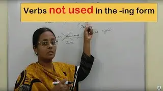 [ ENGLISH] Stative verbs | Verbs not used in ING Form | Non-Continuous Verbs | English with Vennila